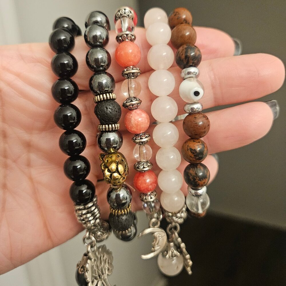 Lot of Crystal Bracelets